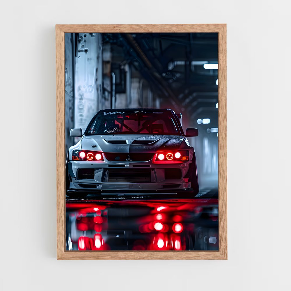 Poster Lancer Éclipse – affiche Mitsubishi (vue 4)